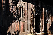 Myanmar - Inwa, Bagaya Kyaung wooden monastery. 